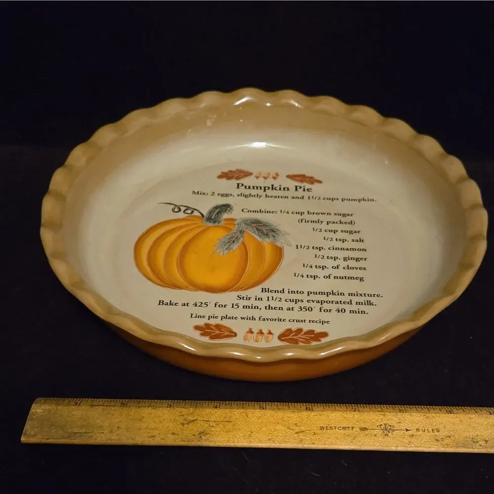 Harvest ceramic pumpkin